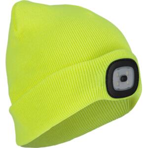 CZAPKA AKRYLOWA Z OŚWIETLENIEM LED KOLOR ŻÓŁTY L102330S