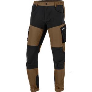 PANTALON LUCRU CU BUZUNARE ADIȚIONALE CULOARE MARO - NEGRU L4055701