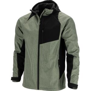 KURTKA SOFTSHELL KOLOR ZIELONO-CZARNY L4095001